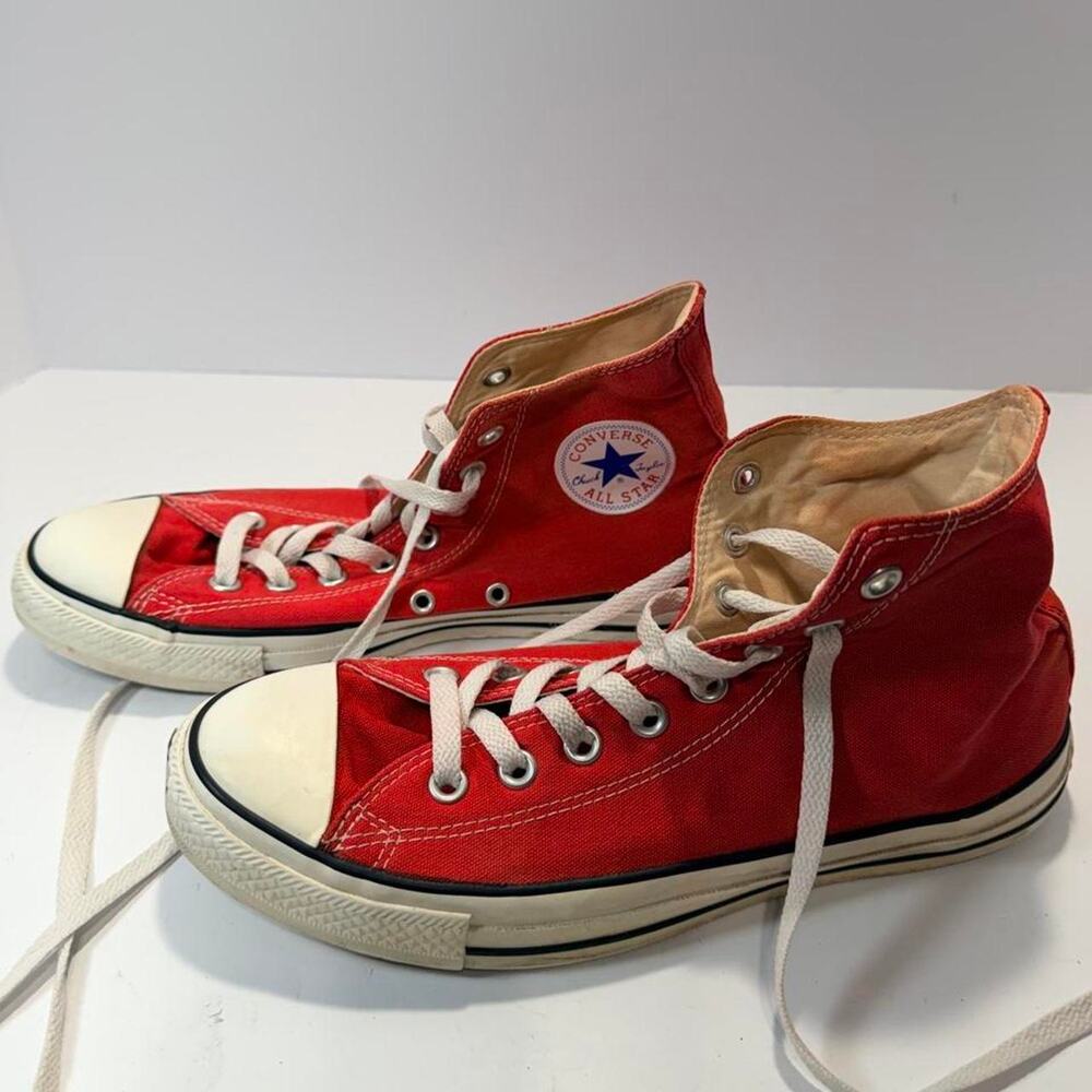 Converse Chuck Taylor All Star High Top Red Mens 8.5 Womens 10.5